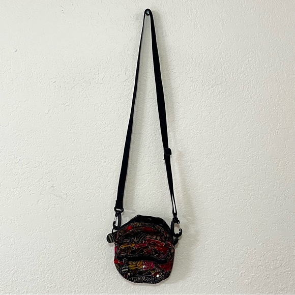 Harley Davidson Tattoo Print Mini Minime‎ Backpack Crossbody Belt Bag - Picture 1 of 10